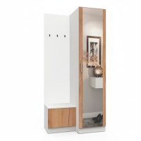 Набор мебели для прихожей "Марсель-151" МР 01-151 В2160 Ш1000 Г580 (ЛДСП Дуб крафт золотой) Набор мебели для прихожей "Марсель-151" МР 01-151 В2160 Ш1000 Г580 (ЛДСП Дуб крафт золотой)